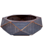 Eldstad i cortenstål, hexagonal – Diamond