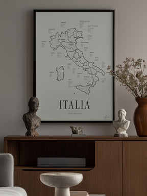Italia Wine Region Map
