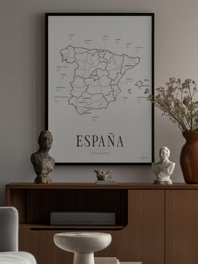 España Wine Region Map