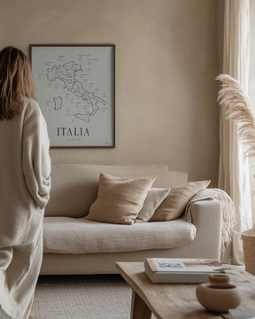 Italia Wine Region Map