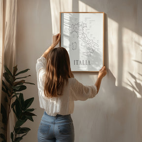 Italia Wine Region Map