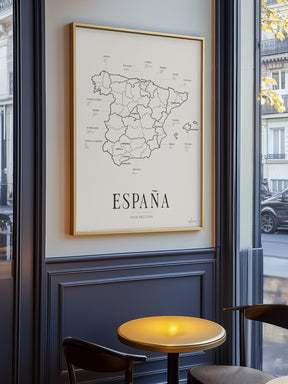 España Wine Region Map