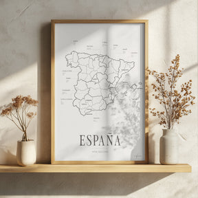 España Wine Region Map
