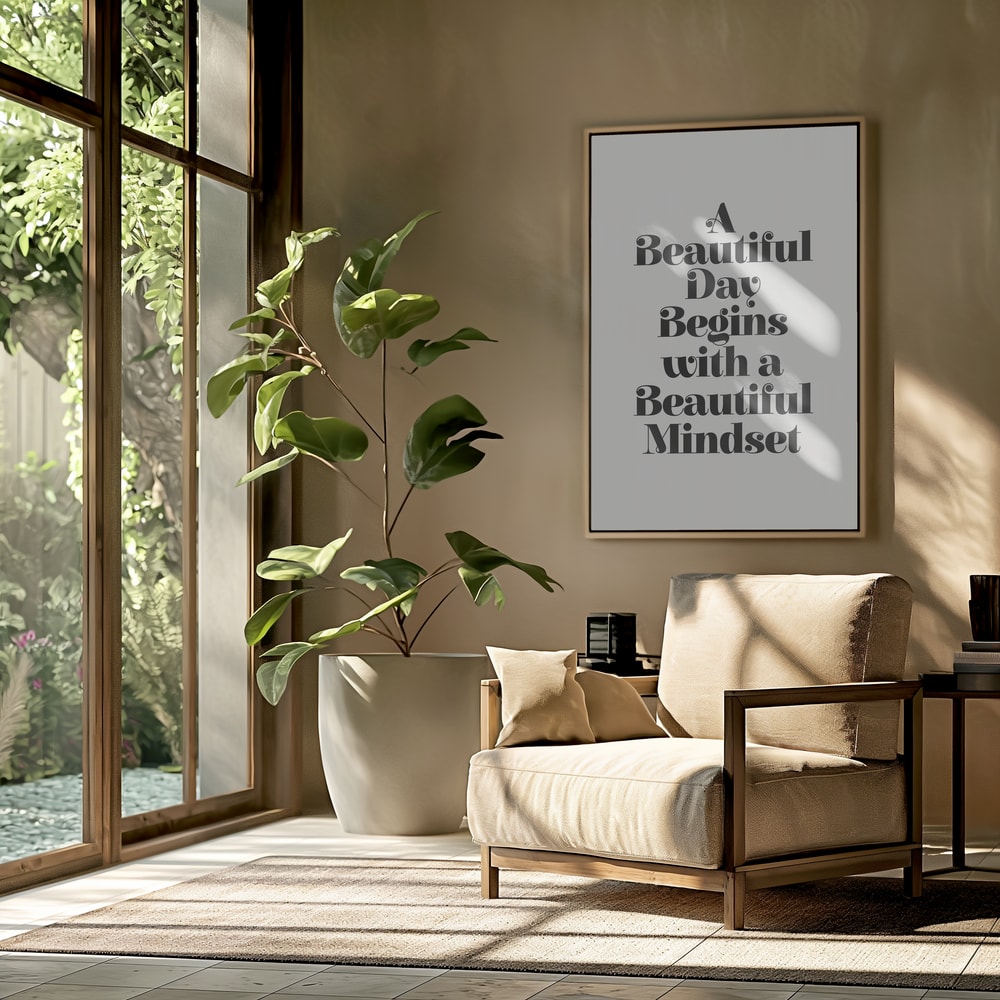 A Beautiful Day Mindset Poster