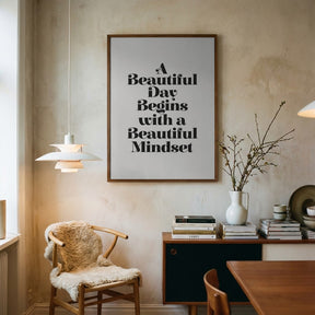 A Beautiful Day Mindset Poster