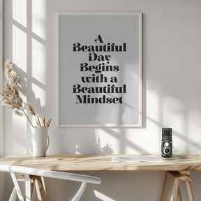 A Beautiful Day Mindset Poster