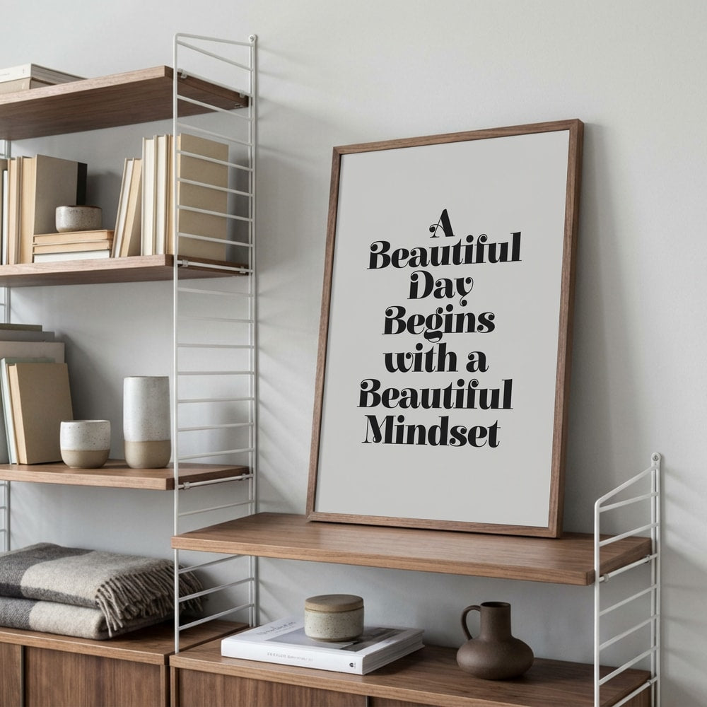 A Beautiful Day Mindset Poster