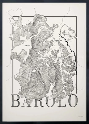 Barolo-Weinkarte
