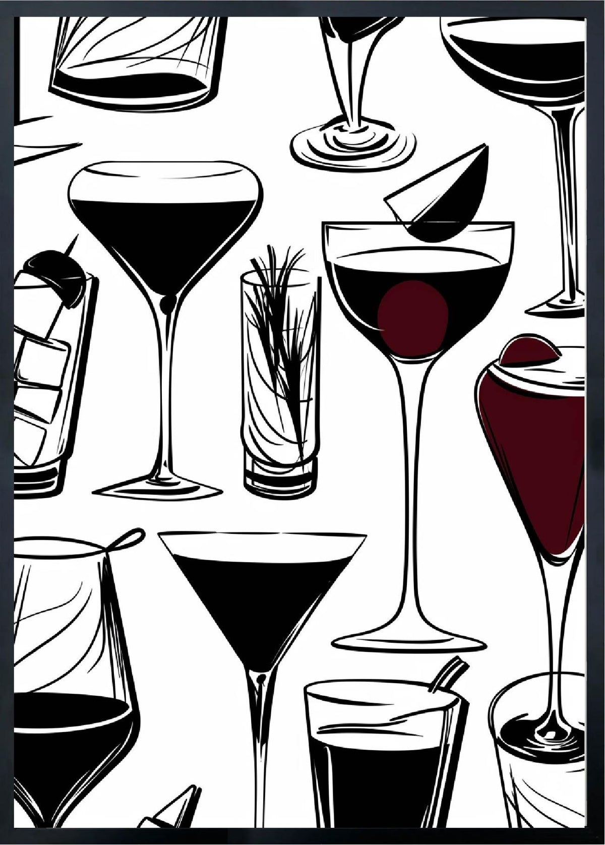 Drinks - Corkframes Wine Art - Corkframes.com