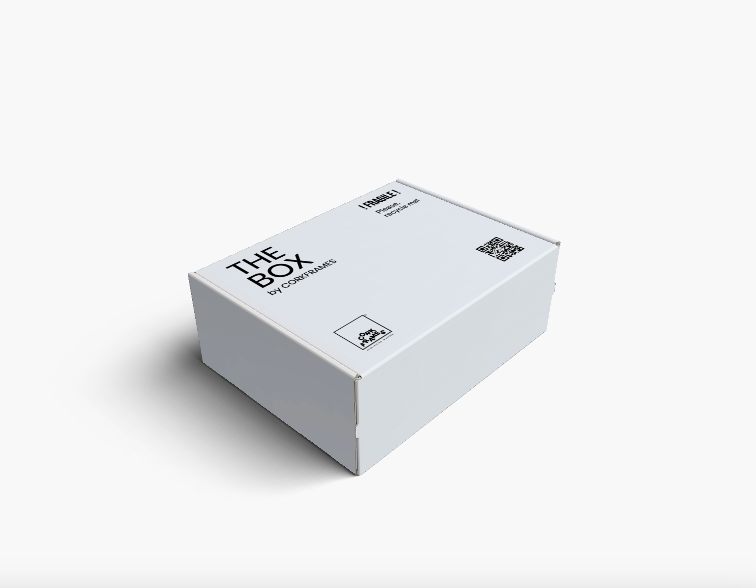 White box with 'The Box' branding on a white background