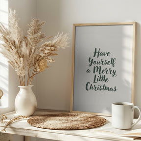 A Merry Little Christmas Poster - Corkframes.com