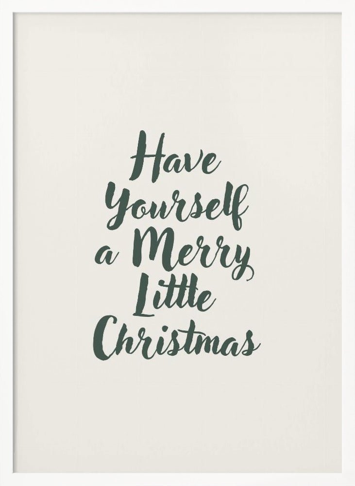 A Merry Little Christmas Poster - Corkframes.com