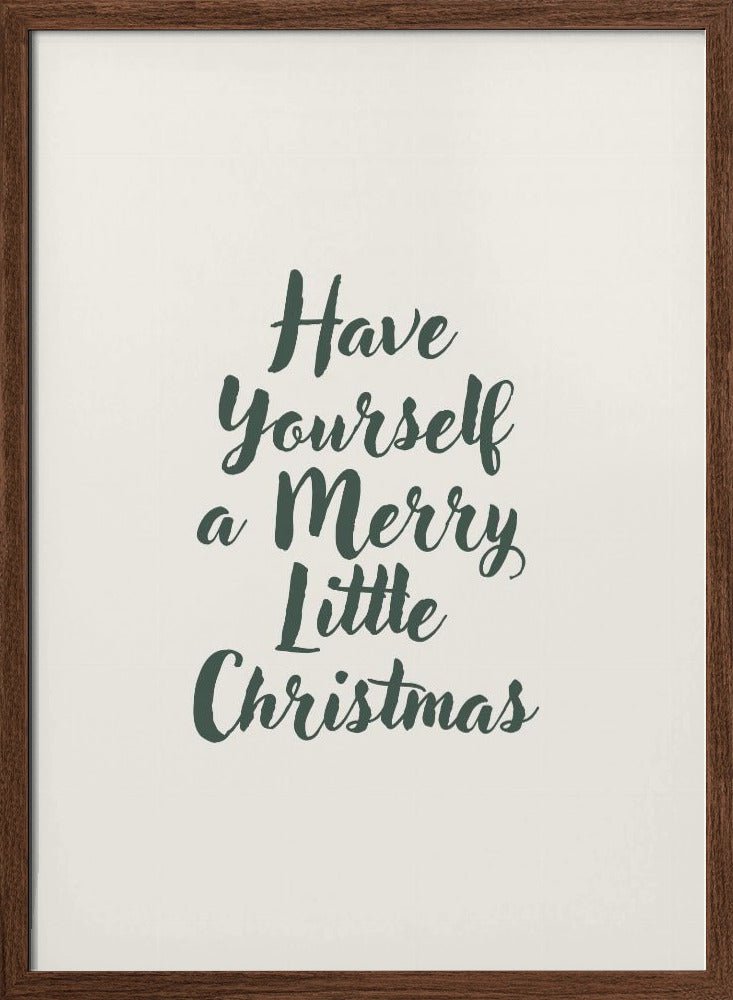 A Merry Little Christmas Poster - Corkframes.com