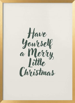 A Merry Little Christmas Poster - Corkframes.com