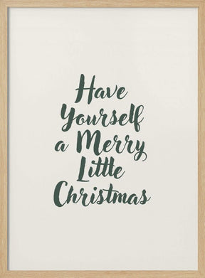 A Merry Little Christmas Poster - Corkframes.com