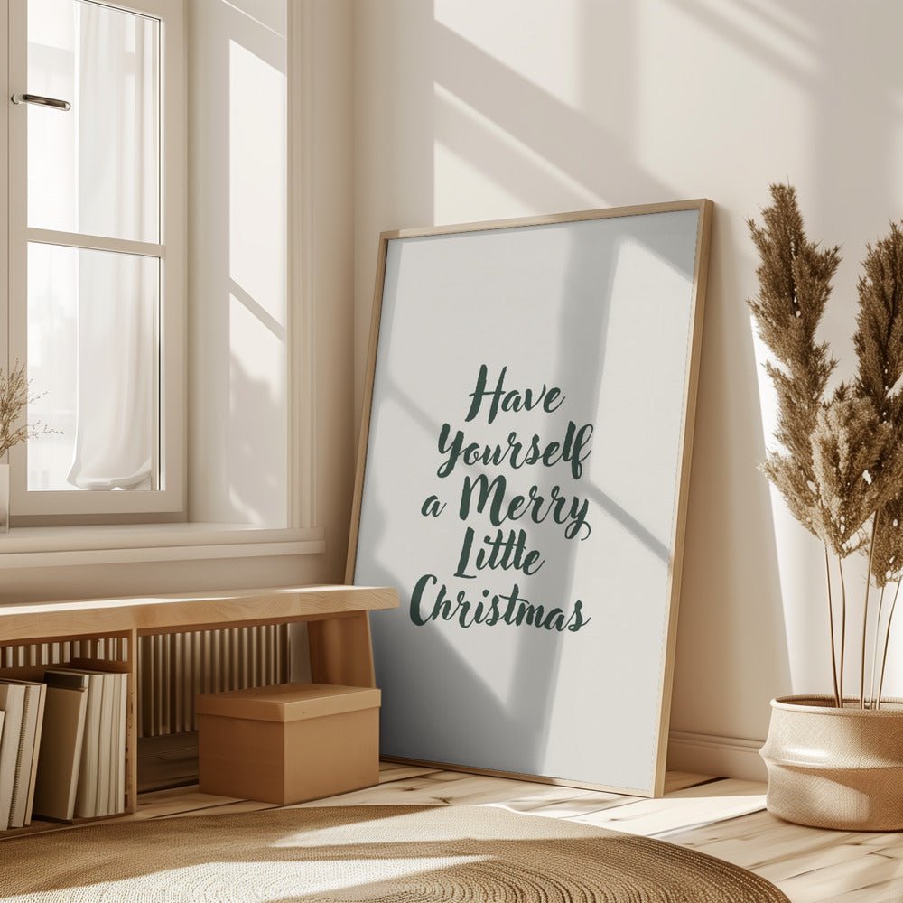 A Merry Little Christmas Poster - Corkframes.com