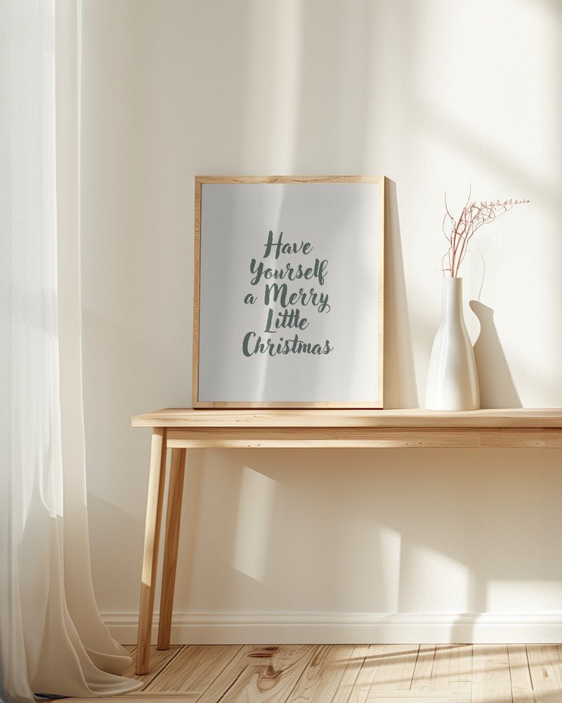 A Merry Little Christmas Poster - Corkframes.com