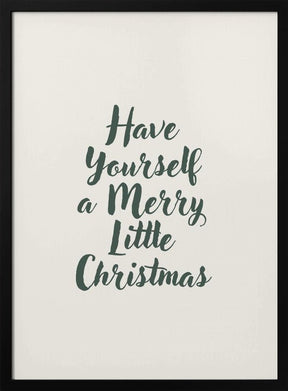 A Merry Little Christmas Poster - Corkframes.com