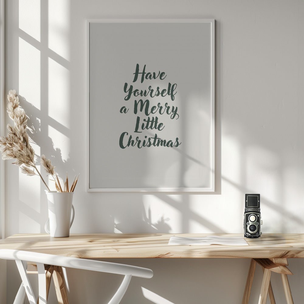 A Merry Little Christmas Poster - Corkframes.com