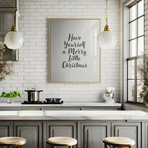 A Merry Little Christmas Poster - Corkframes.com