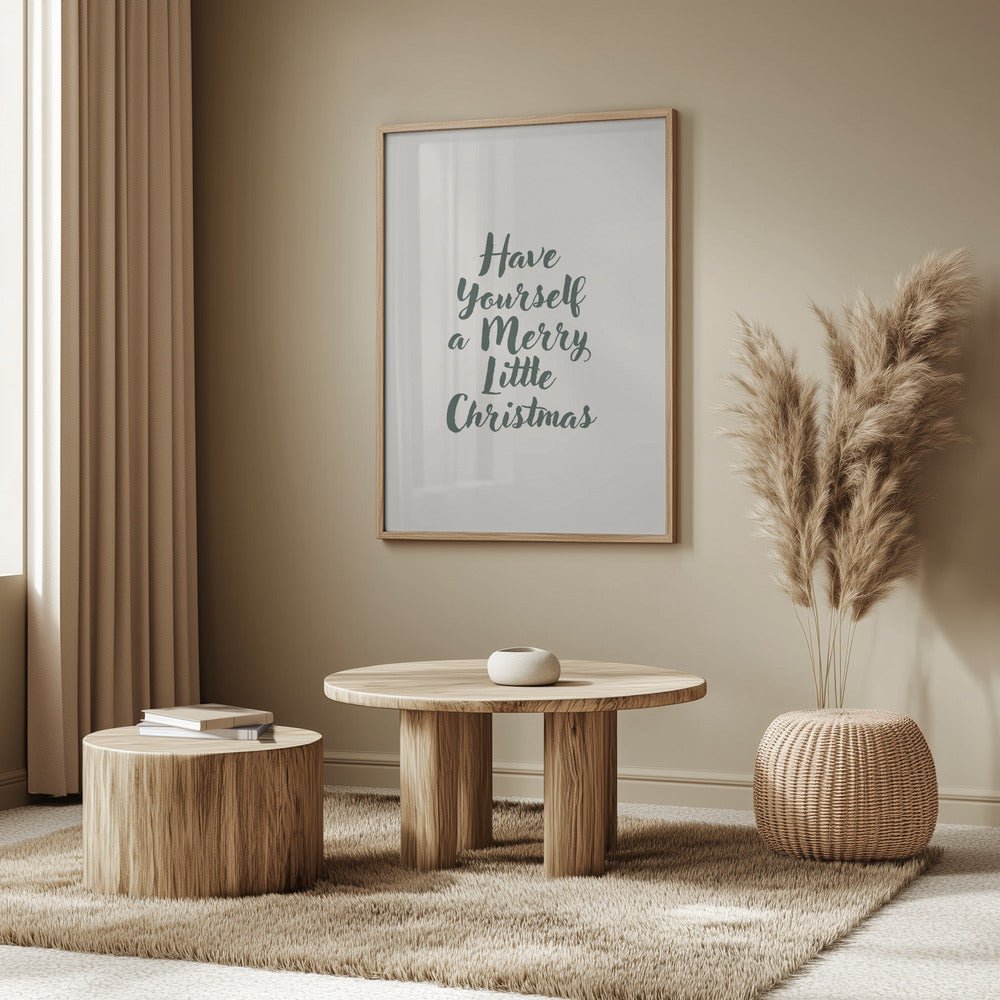 A Merry Little Christmas Poster - Corkframes.com