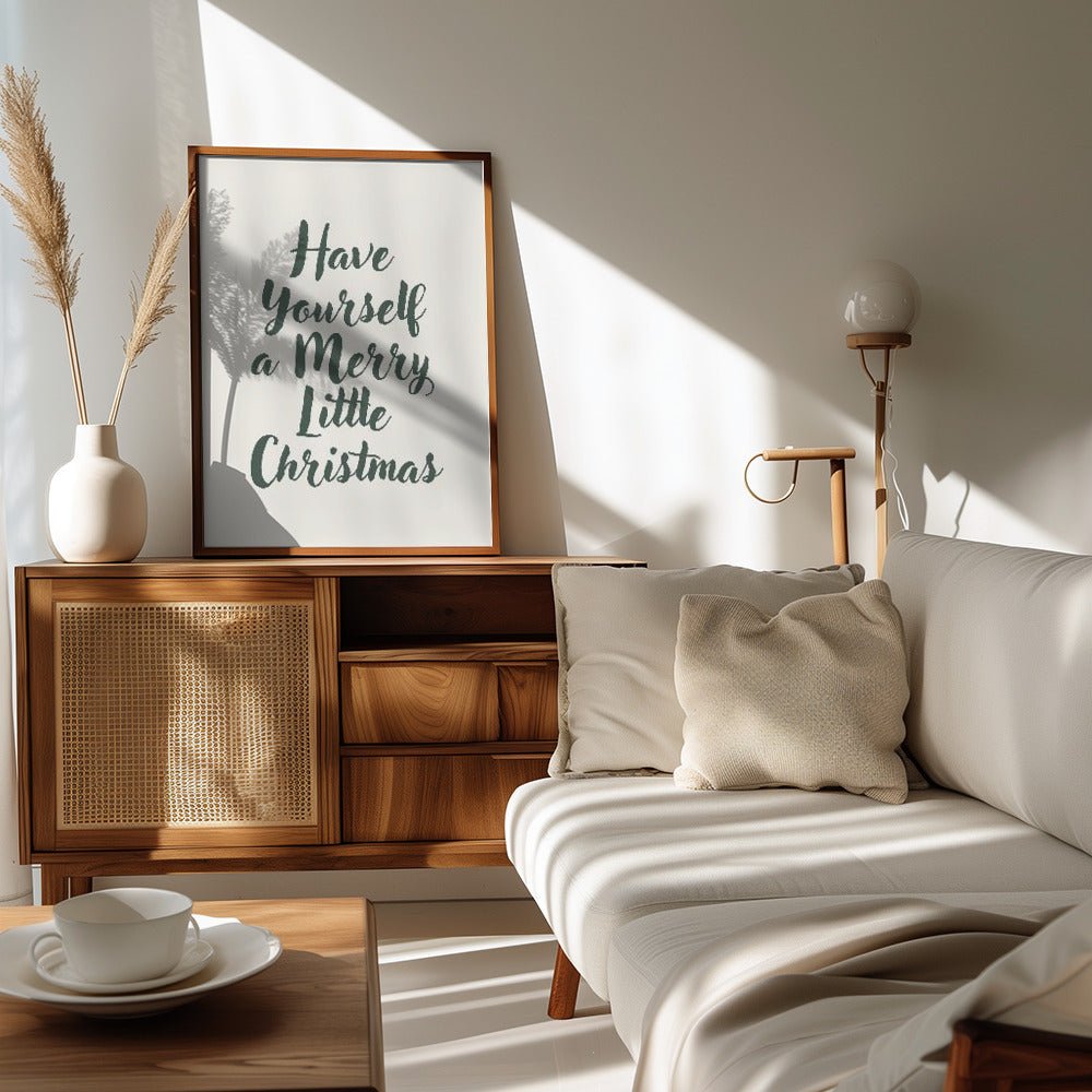 A Merry Little Christmas Poster - Corkframes.com