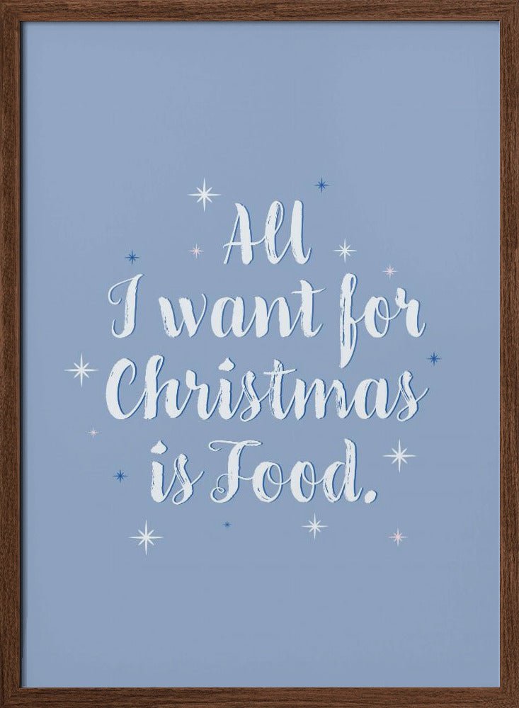 All I Want For Christmas Poster - Corkframes.com