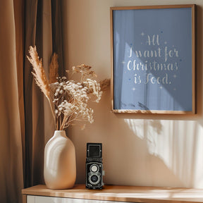 All I Want For Christmas Poster - Corkframes.com