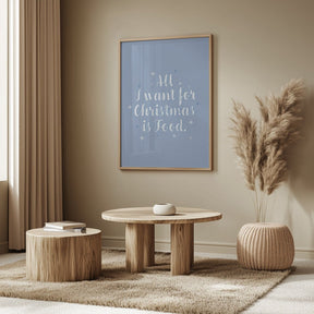 All I Want For Christmas Poster - Corkframes.com