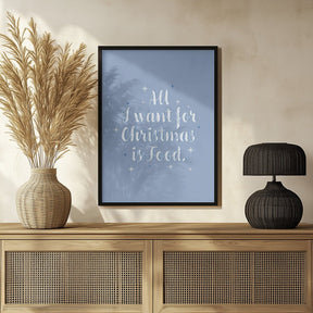 All I Want For Christmas Poster - Corkframes.com