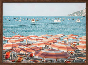 Amalfi Coast Beach Poster - Corkframes.com