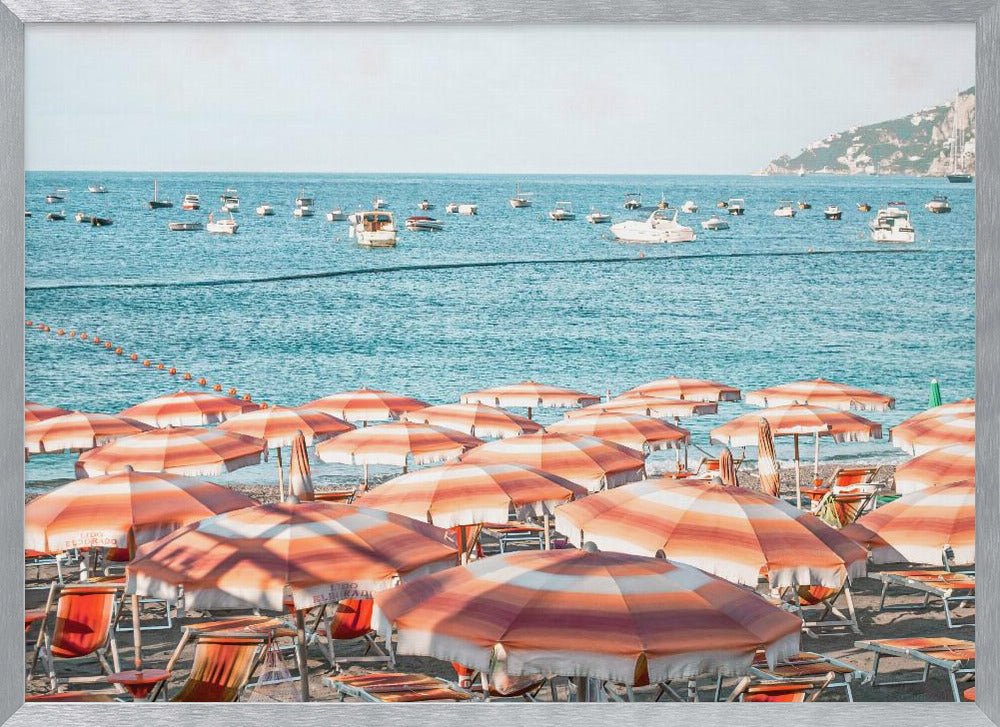 Amalfi Coast Beach Poster - Corkframes.com