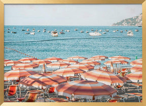 Amalfi Coast Beach Poster - Corkframes.com