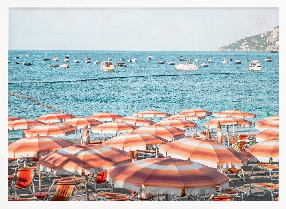 Amalfi Coast Beach Poster - Corkframes.com