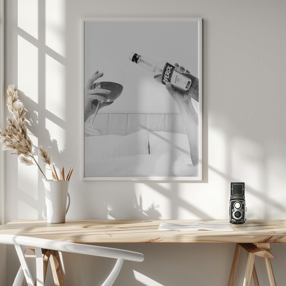 Aperol In Bed Close Poster - Corkframes.com