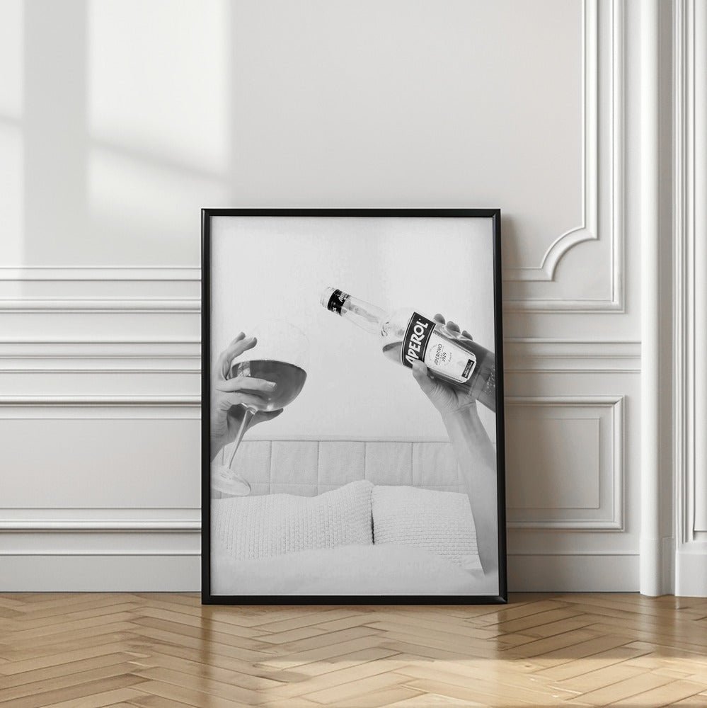 Aperol In Bed Close Poster - Corkframes.com