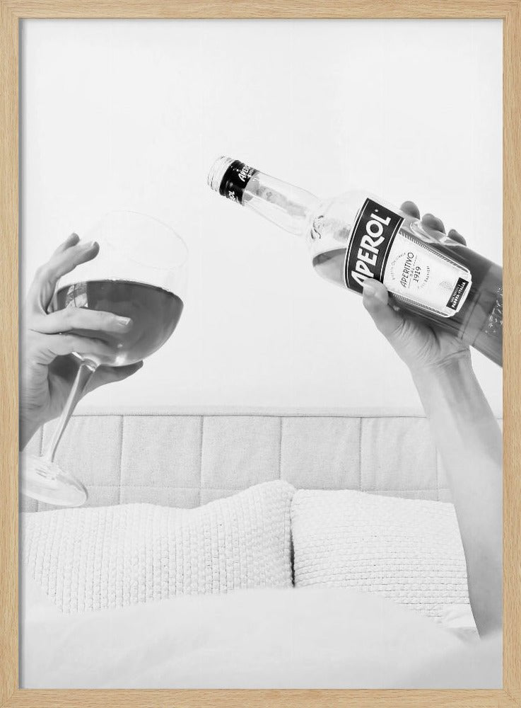 Aperol In Bed Close Poster - Corkframes.com