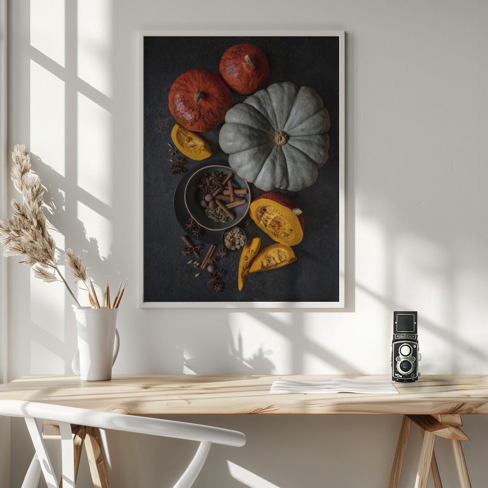 Autumn On The Table Poster - Corkframes.com