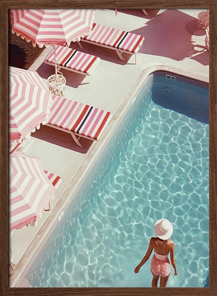 Barbie Pool Poster - Corkframes.com