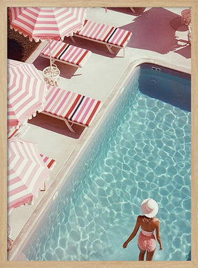 Barbie Pool Poster - Corkframes.com