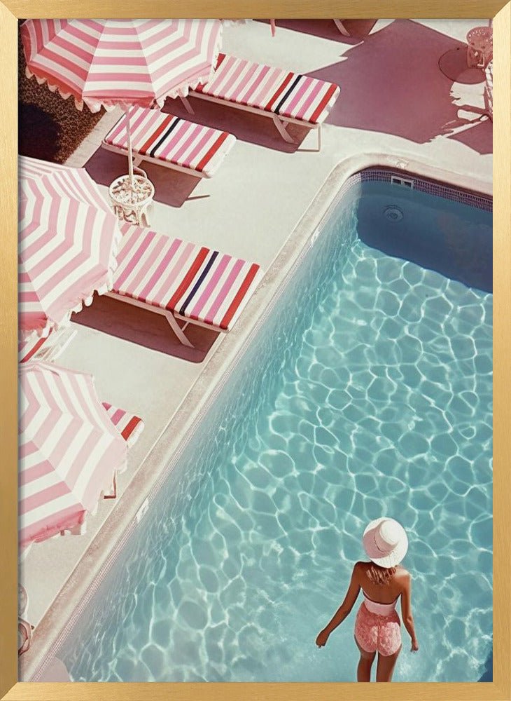 Barbie Pool Poster - Corkframes.com