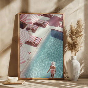 Barbie Pool Poster - Corkframes.com