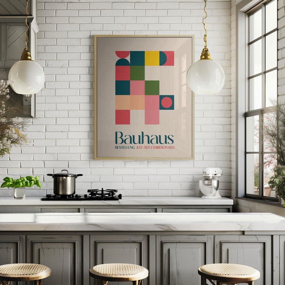 Bauhaus Kutular Poster - Corkframes.com