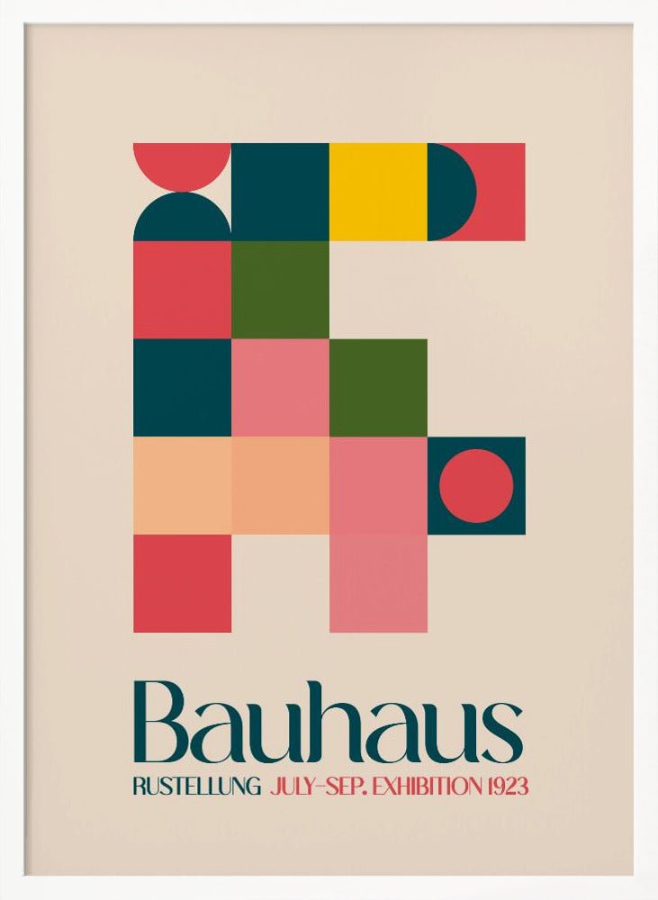 Bauhaus Kutular Poster - Corkframes.com