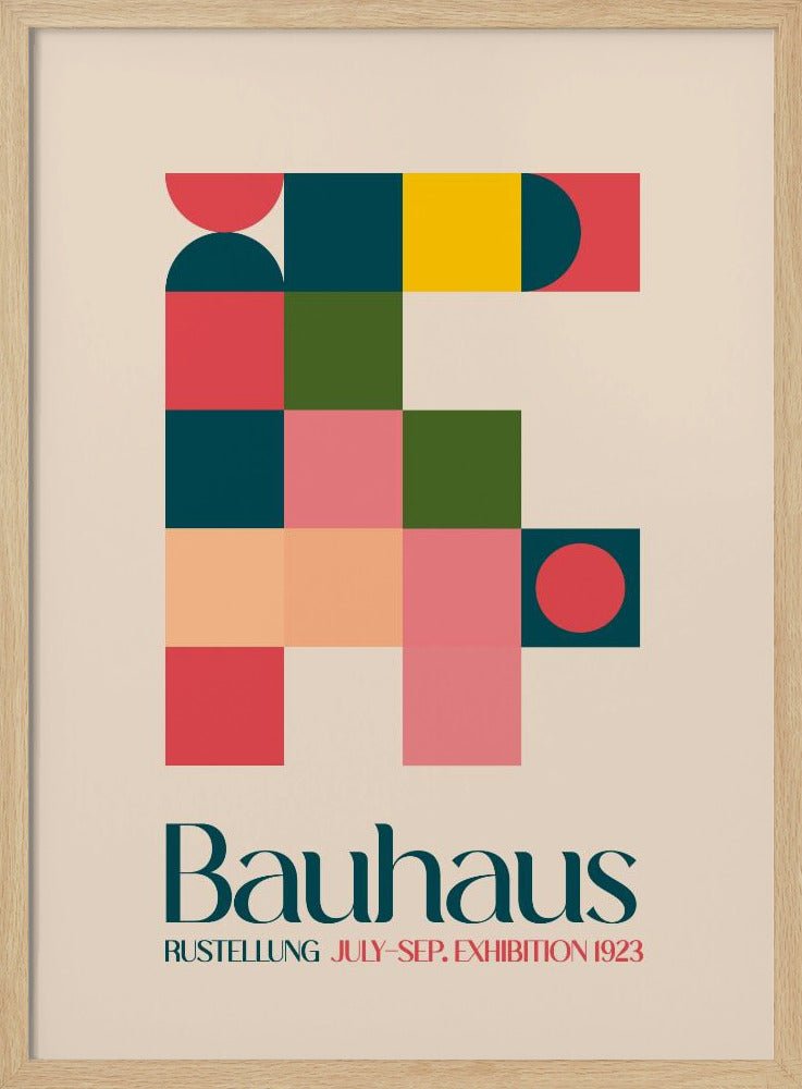 Bauhaus Kutular Poster - Corkframes.com