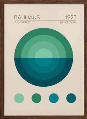 Bauhaus Mavi Daire Poster - Corkframes.com