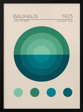 Bauhaus Mavi Daire Poster - Corkframes.com