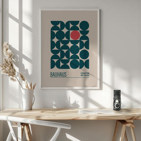 Bauhaus Mavi Kureler Poster - Corkframes.com