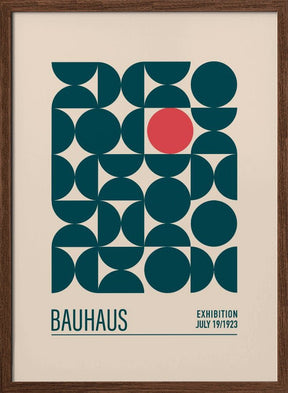 Bauhaus Mavi Kureler Poster - Corkframes.com