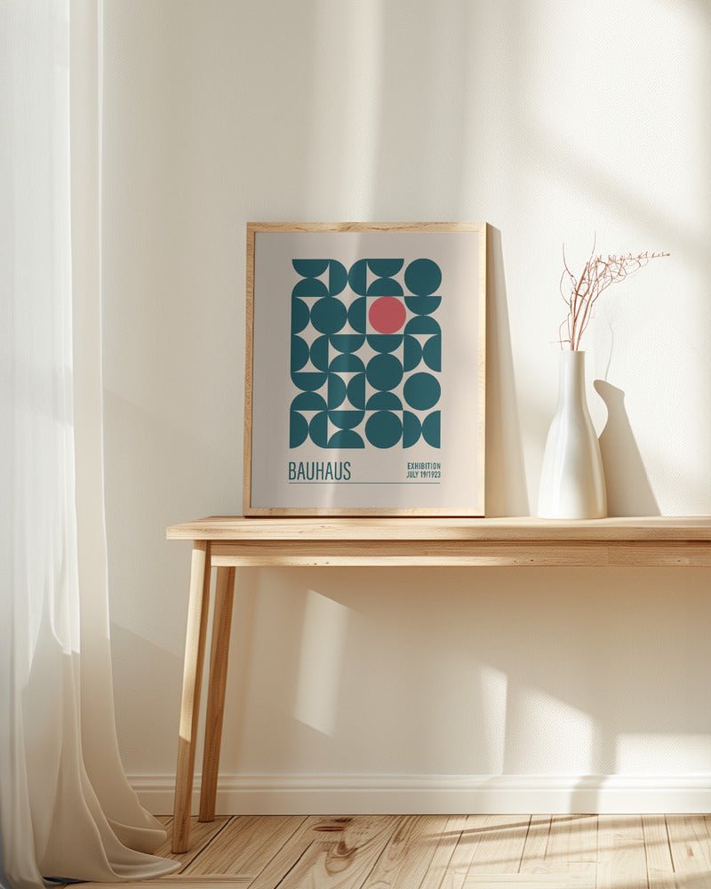 Bauhaus Mavi Kureler Poster - Corkframes.com